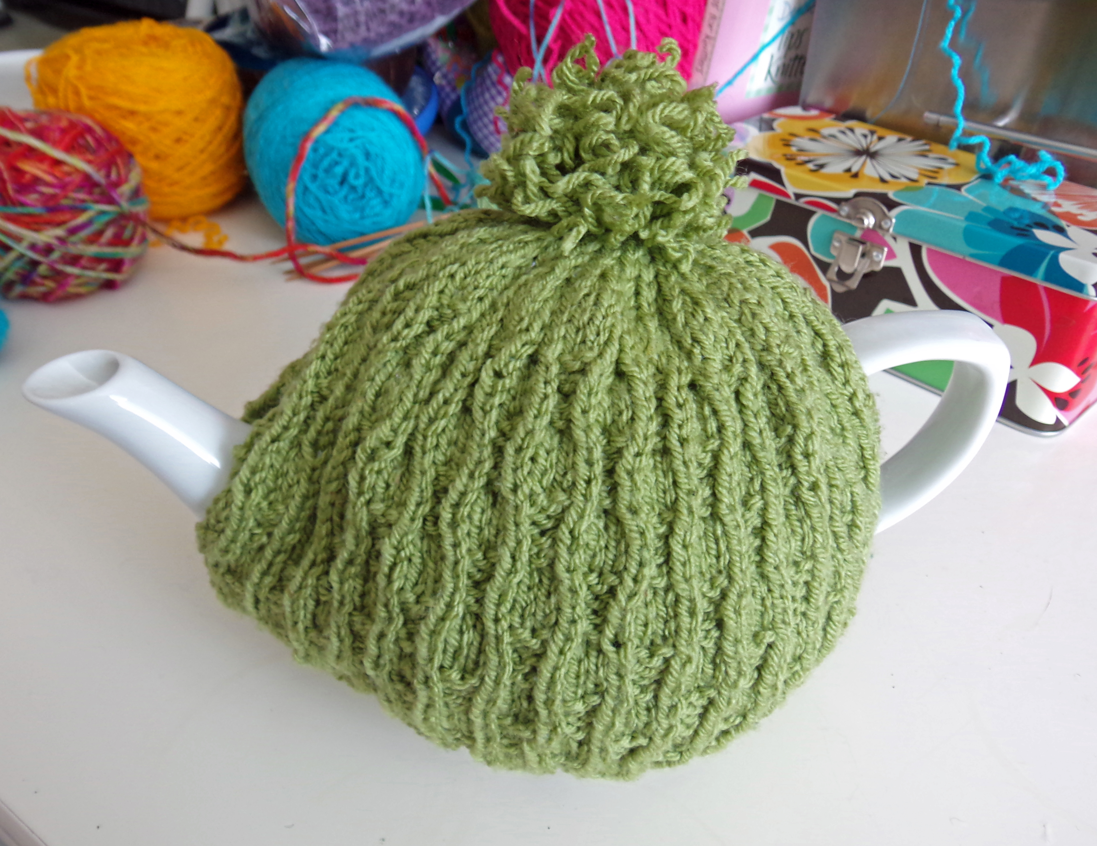 Love knitting tea cosy patterns