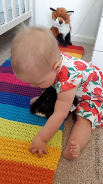 baby on the rug 1