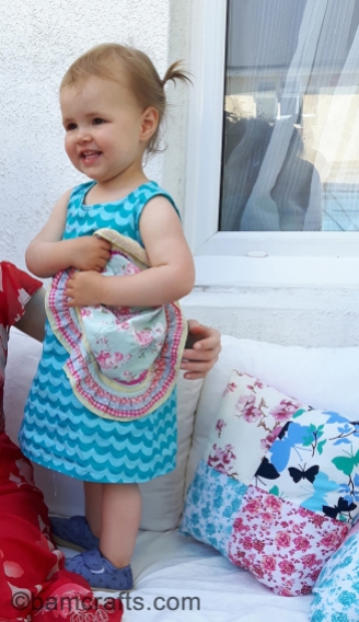 wavy toddler dress